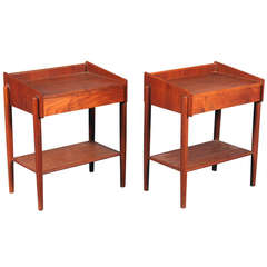 Antique Pair of Side Tables by Børge Mogensen for Søborg Furniture