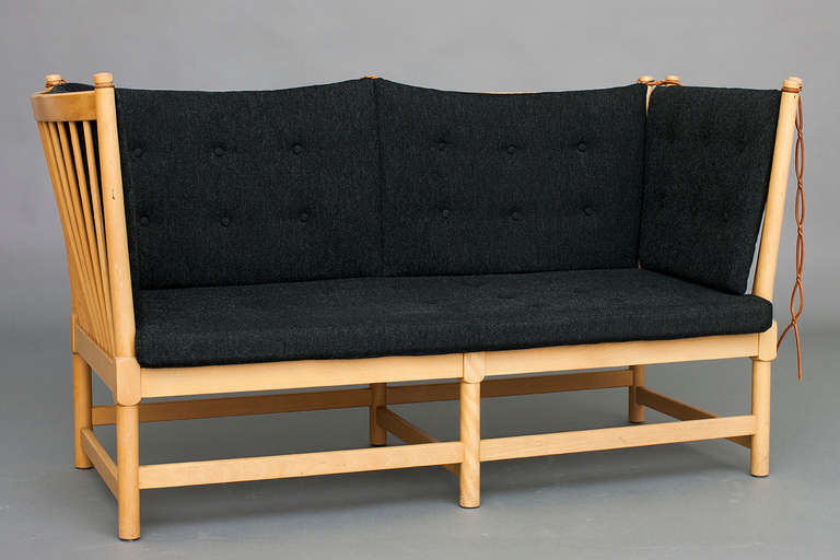 "Spoke-Back" Sofa by Børge Mogensen for Fritz Hansen