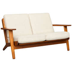 Sofa:: 2-Sitzer von Hans J. Wegner für Getama