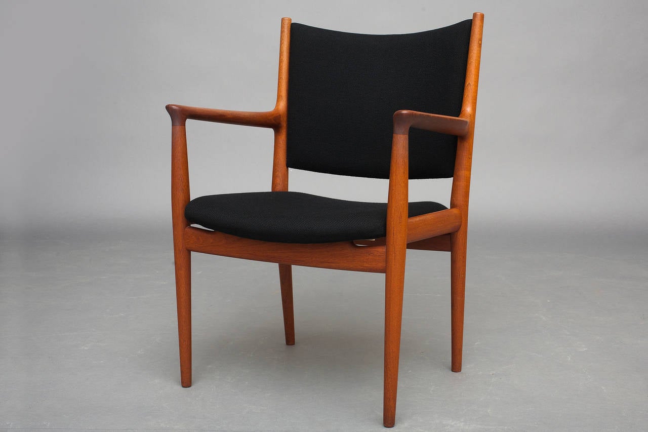 Set of Ten Armchairs by Hans J. Wegner for Johannes Hansen