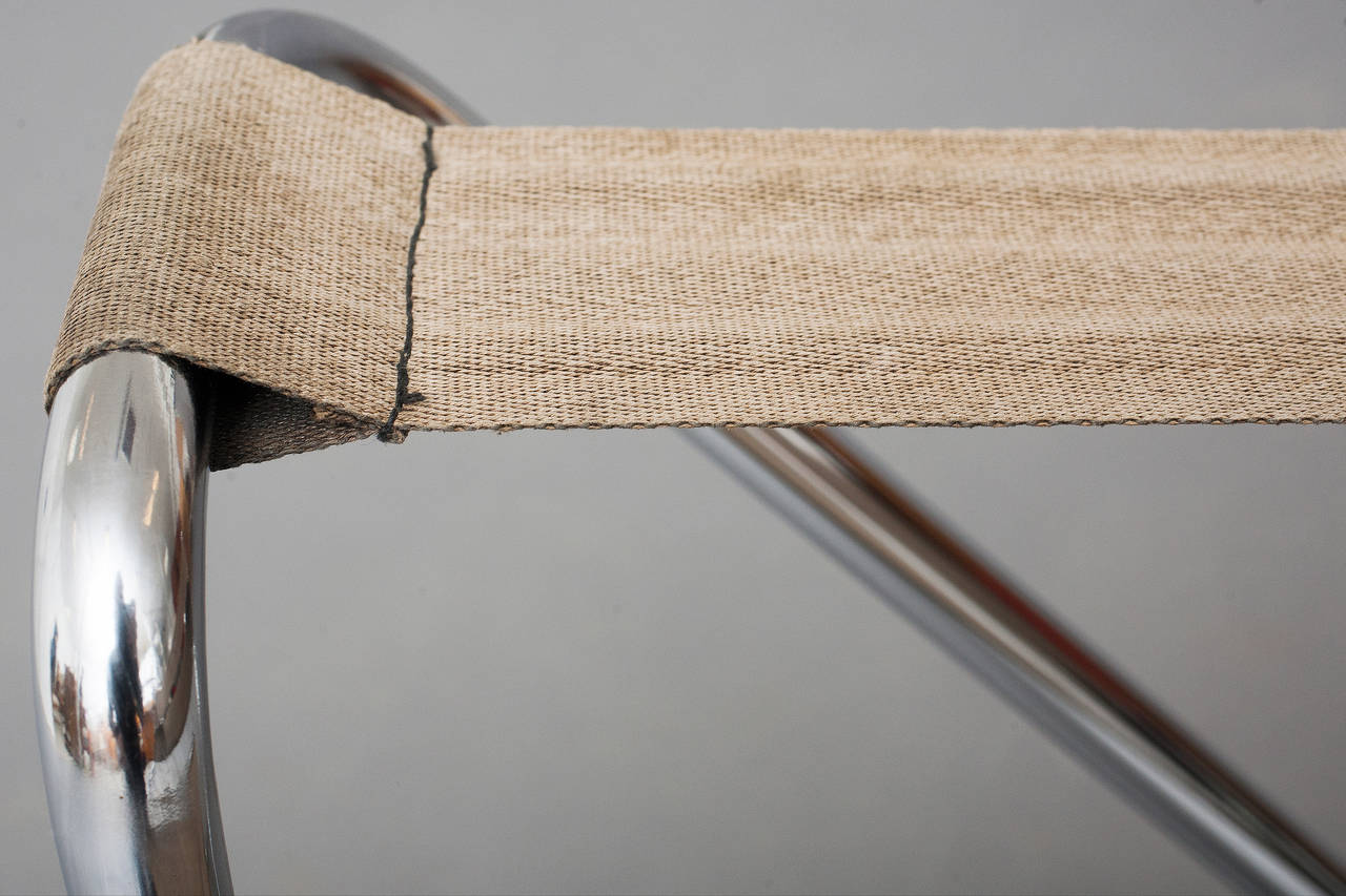 German Folding Chair, Model: D4 by Marcel Breuer for Thonet