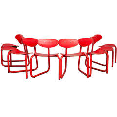 Used Set of Eight Chairs by Erik Magnussen