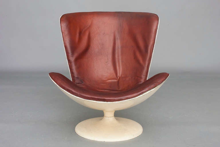Mid-Century Modern Lounge Chair by Poul Norreklit for Hovedstadens Furniture