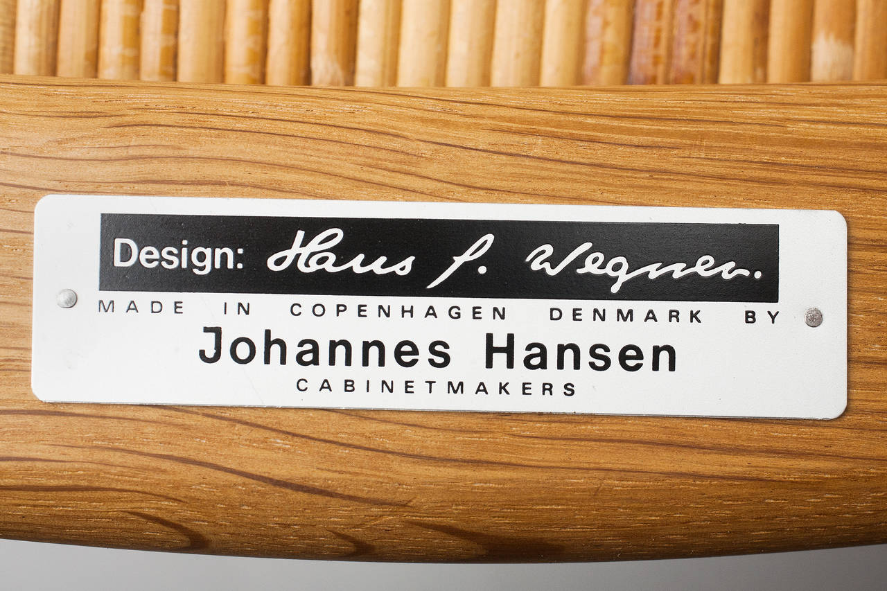 Danish Folding Chair by Hans J. Wegner for Johannes Hansen