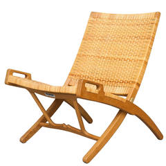 Folding Chair by Hans J. Wegner for Johannes Hansen