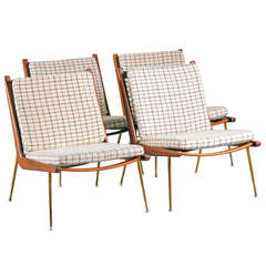 Pair of Lounge chairs by Peter Hvidt & Orla Molgaard for France & Son.