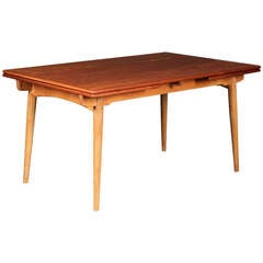 Table with Dutch leaves by Hans J. Wegner for Andreas Tuck.