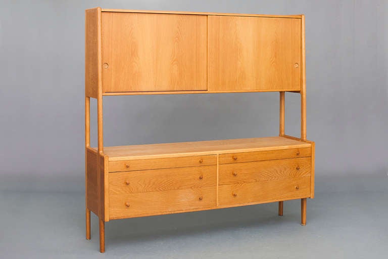 Sideboard by Hans J. Wegner for Ry Furniture.
Oak.
Nice refinished condition.