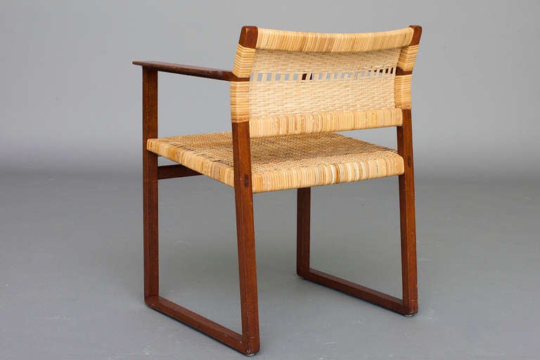 Set of Six Armchairs by Børge Mogensen for Soeborg Furniture In Excellent Condition In Copenhagen, DK