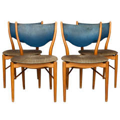 Set of Four Chairs by Finn Juhl