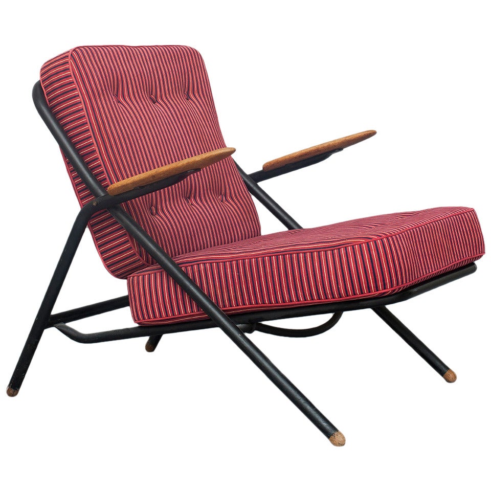 Sawbuck Lounge Chair, Model GE 215, by Hans J. Wegner for Getama