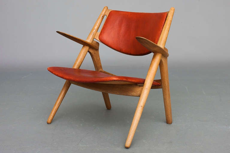 "Sawbuck" Lounge Chair by Hans J. Wegner for Carl Hansen & Son