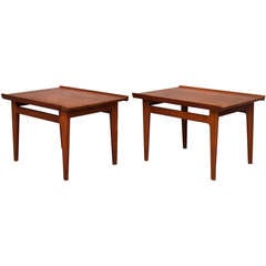 Pair of Side Tables by Finn Juhl for France 
Daverkosen