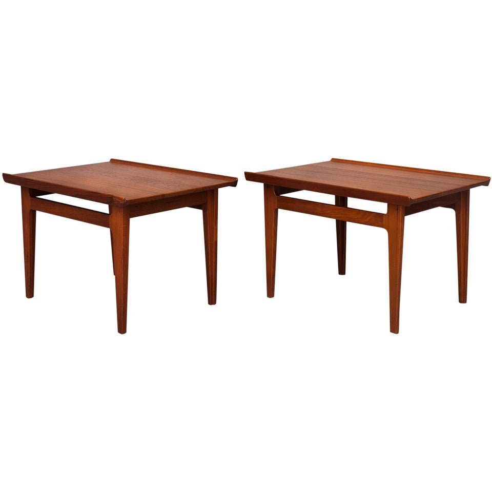 Pair of Side Tables by Finn Juhl for France & Daverkosen