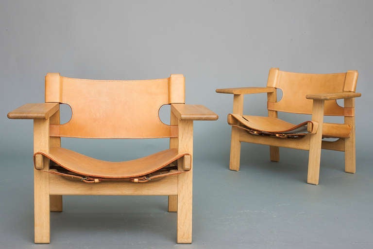 Børge Mogensen / Fredericia Furniture.
Pair of Lounge chairs.
Model:BM 2226 