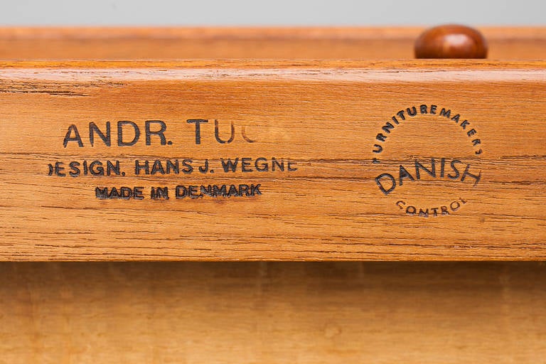 Drop-Leaf desk by Hans J. Wegner for Andreas Tuck 2