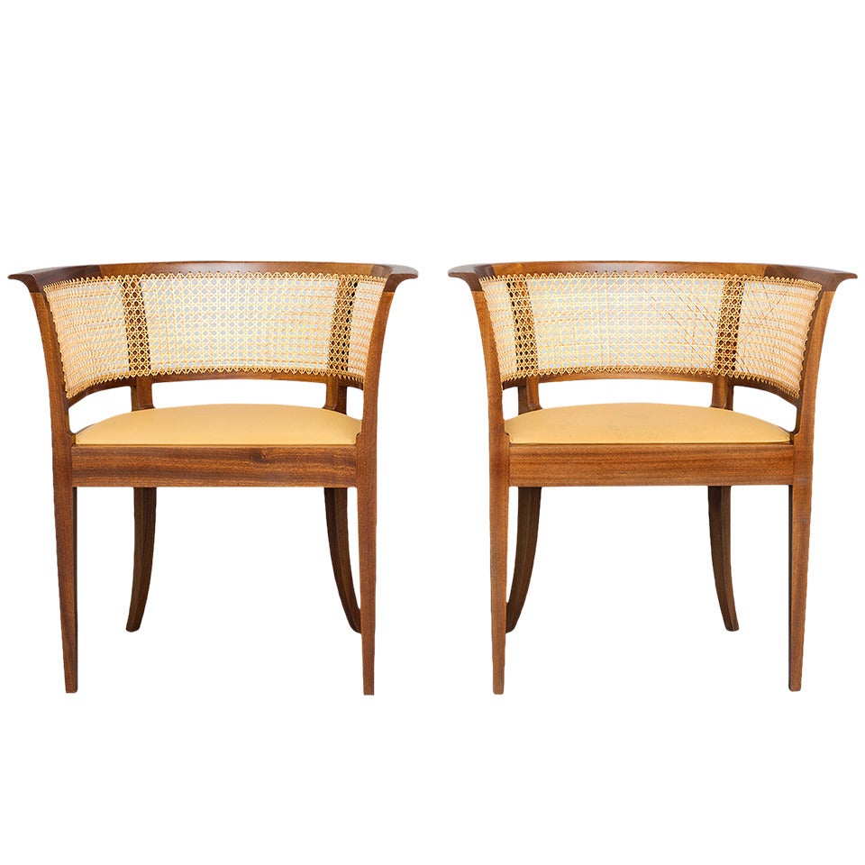 Pair of "Faaborg Chairs" by Kaare Klint for Rud. Rasmussen