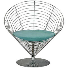 Chaise Wire Cone de Verner Panton pour Fritz Hansen