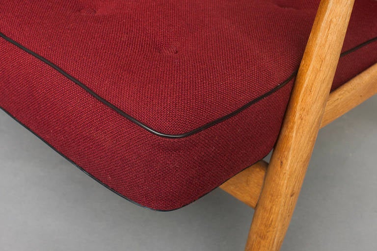 Mid-20th Century Two-Seater Sofa by Hans J. Wegner for Getama