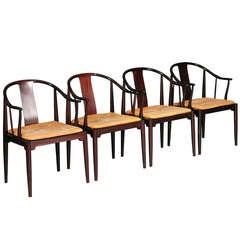 Set of 4 China chairs by Hans J. Wegner. 5