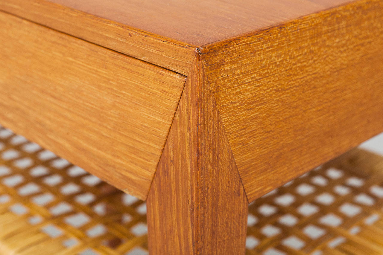 Pair of Side Tables by Severin Hansen Jr. for Haslev Cabinetmakers. In Excellent Condition In Copenhagen, DK