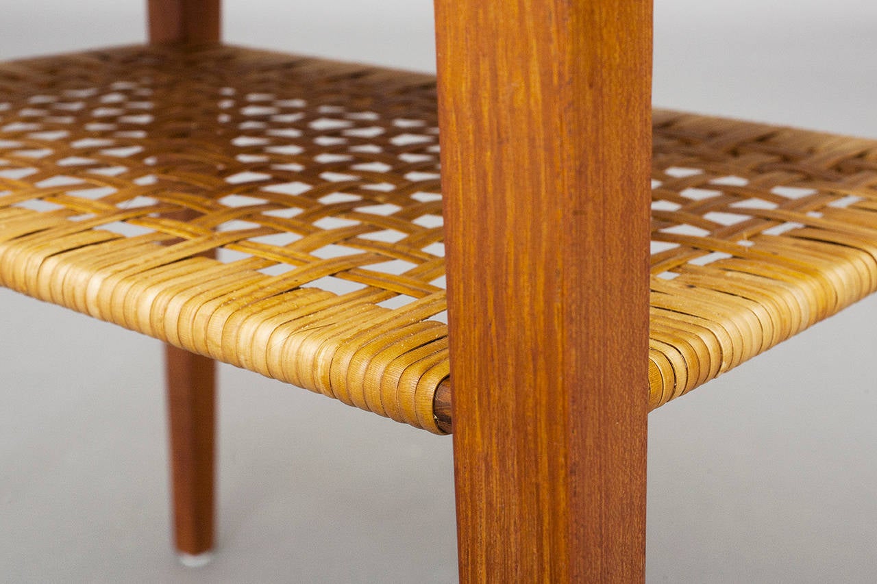 Pair of Side Tables by Severin Hansen Jr. for Haslev Cabinetmakers. 1