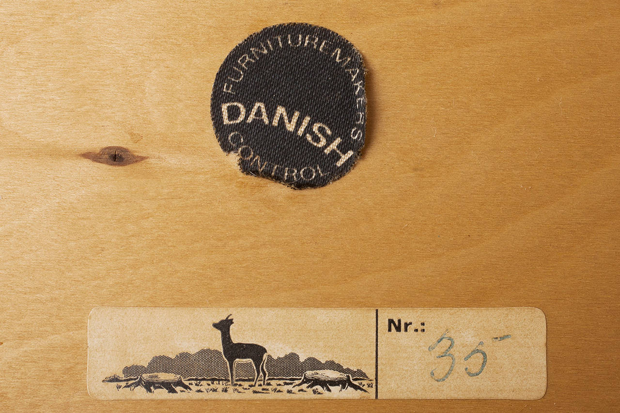 Pair of Side Tables by Severin Hansen Jr. for Haslev Cabinetmakers. 3