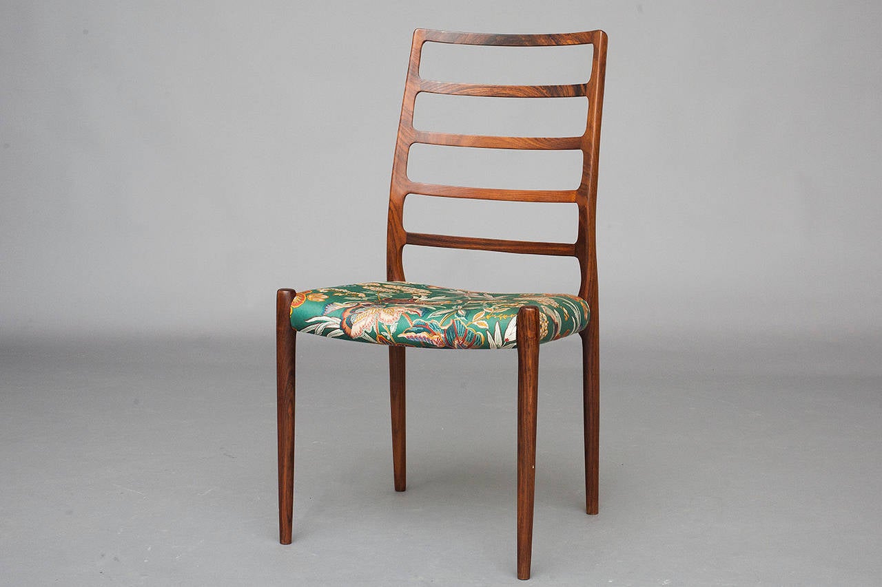 Danish Set of Twelve Chairs by Niels Otto Møller for J.L. Moller