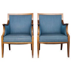 Pair of Lounge Chairs by Frits Henningsen 2