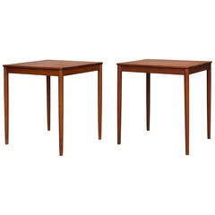 Pair of Side Tables by Peter Hvidt & Orla Mølgaard for Søborg Furniture