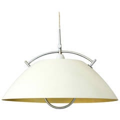 Hans J. Wegner Rare White Metal Pendant, Model JH 604