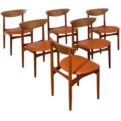 Kurt Østervig, a Set of 6 Chairs