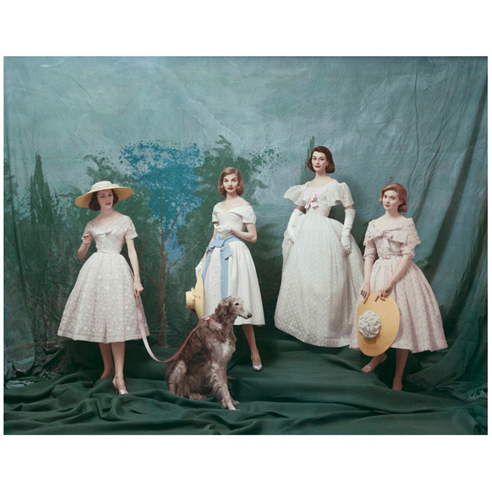Mark Shaw Editioned Photograph-House of Dior-Gainsborough Girls, 1956
