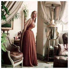 Mark Shaw Editioned Photograph-Model in Home of Christian Dior #3, 1953