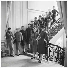 Vintage Mark Shaw Editioned Photograph-House of Dior-The First 13 Diors, 1953