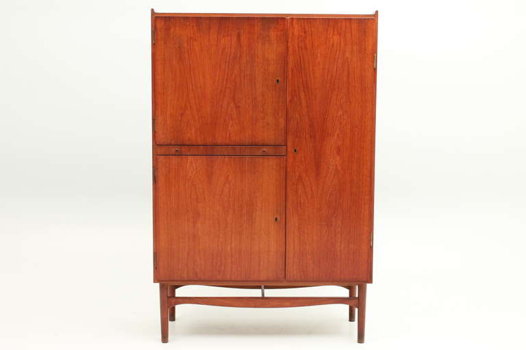 Vintage Teak Cabinet By Finn Juhl, Denmark.