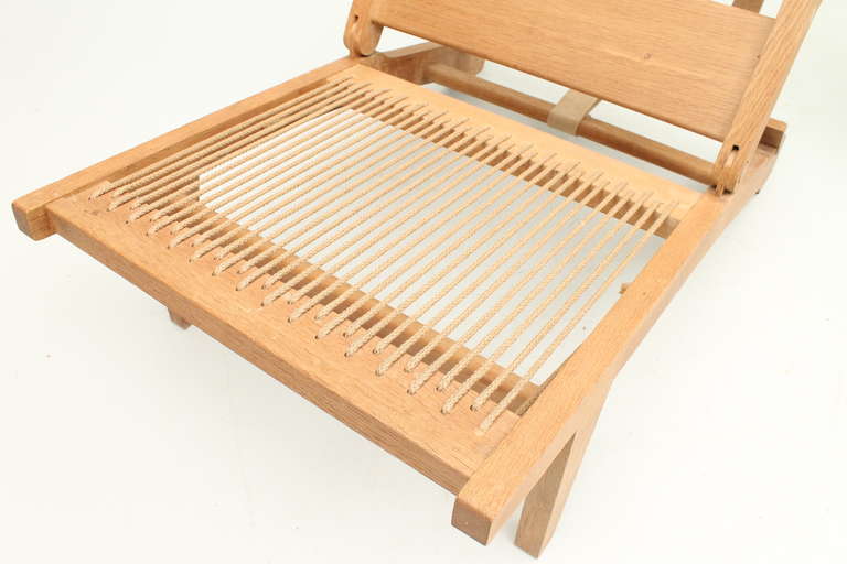Original Deck Chairs, Model AP 71 by Hans J. Wegner, Denmark For Sale 2