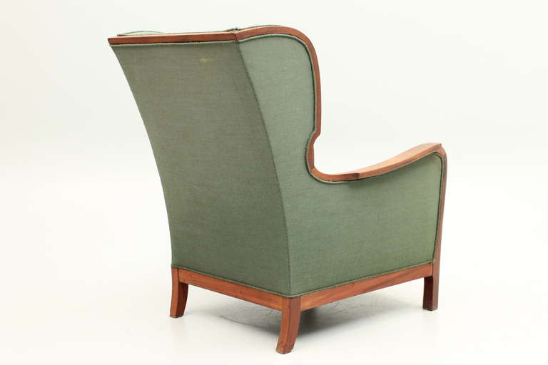 Mid-20th Century Original Lounger Designed and Produced by Frits Henningsen, Denmark For Sale