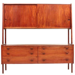 RY 20, original teak credenza by Hans J. Wegner, Denmark.