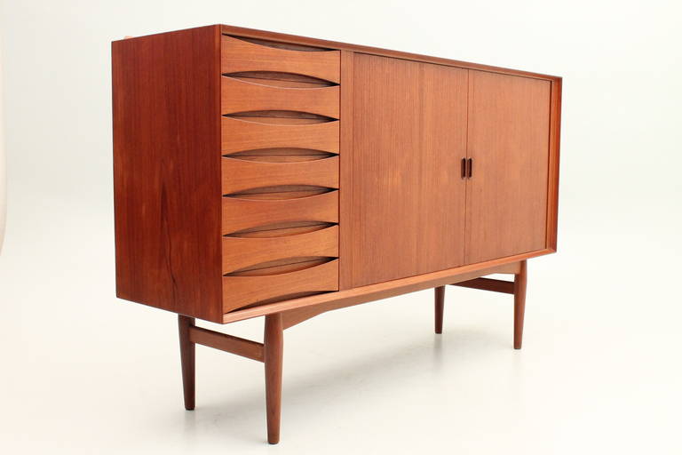 Original Danish Teak Credenza by Arne Vodder