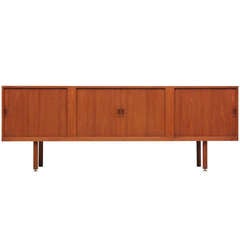 Danish Modern Vintage Design Credenza In Teak