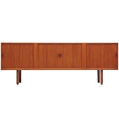 Danish Modern Vintage Design Credenza In Teak