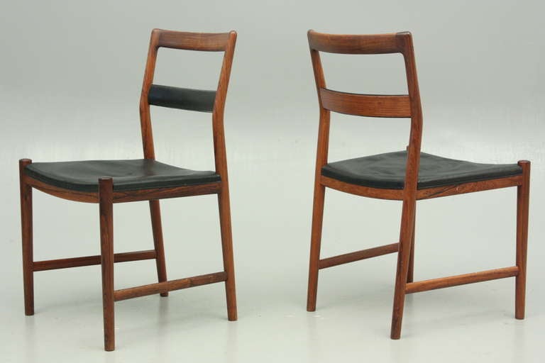 Scandinavian Modern Danish Modern Vintage Design Side Chairs