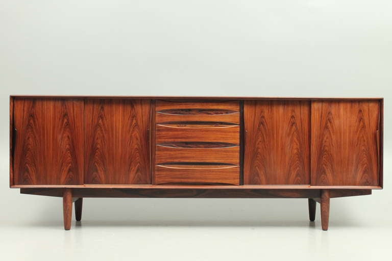 Danish Vintage Rosewood Sideboard From The 1960's