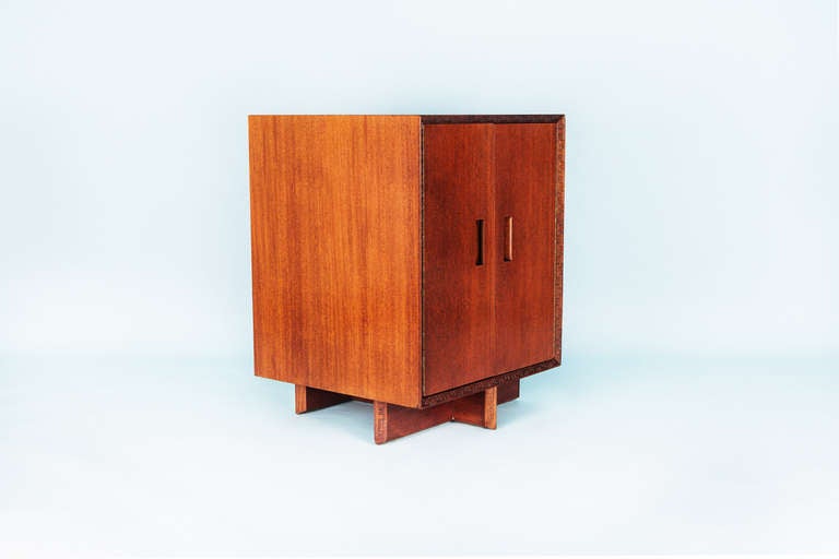 Frank Lloyd Wright Night Stand In Excellent Condition In Charleston, SC