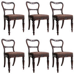 Set of Six Regency Dining Chairs