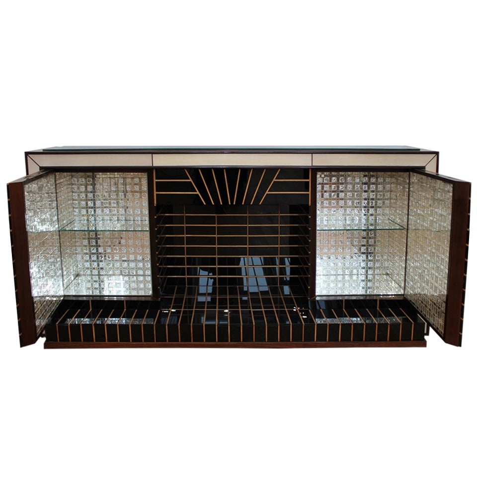 Design Borsani Osvaldo Sideboard or Bar, Gianni Versace For Sale