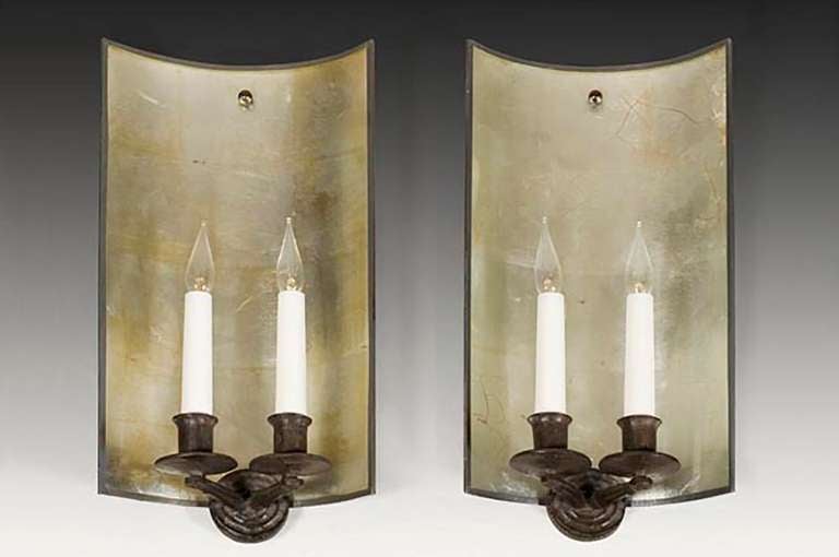 Pair of wall lamps.
