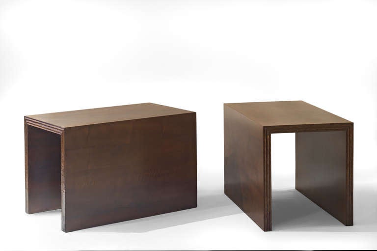 Pair of Vincent Corbière Sofa End Tables