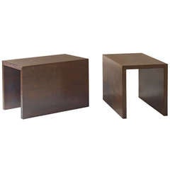 Pair of Vincent Corbière Sofa End Tables